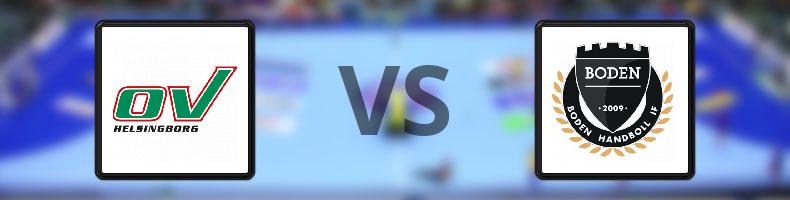 Olympic/Viking Helsingborg HK - Boden Handboll IF odds, speltips, resultat i Handbollsligan damer