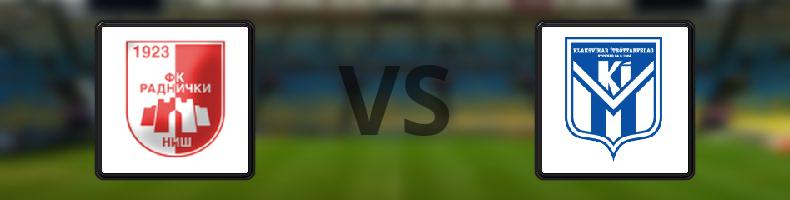 Radnicki 1923 - KÍ Klaksvík odds, speltips, resultat i Conference League