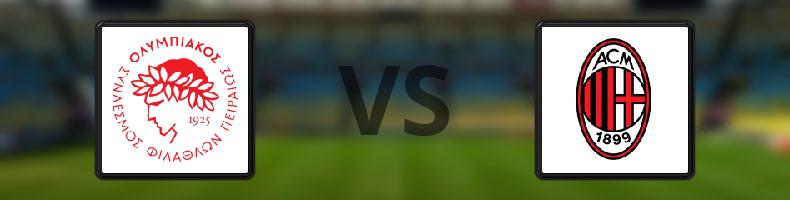 Olympiakos - Milan odds, speltips, resultat i Europa League