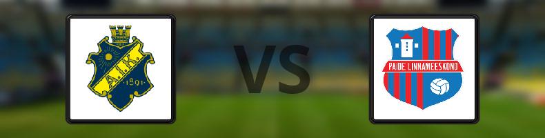 AIK - Paide LM odds, speltips, resultat i Conference League