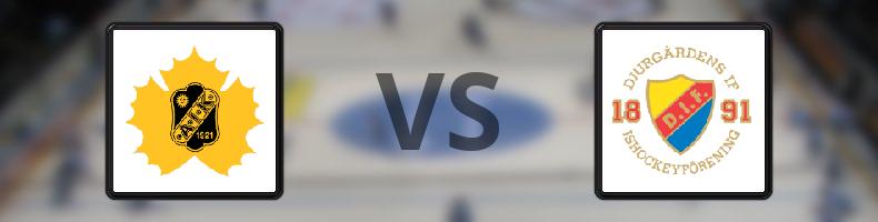 Skellefteå - Djurgården odds, speltips, resultat i SHL