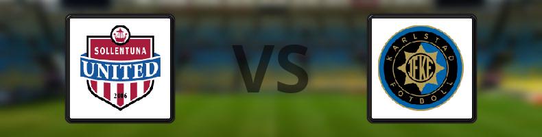 Sollentuna FK - IF Karlstad Fotboll odds, speltips, resultat i Division 1