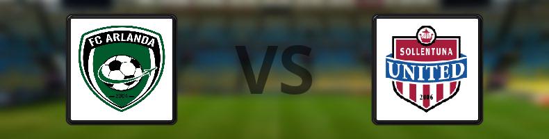 FC Arlanda - Sollentuna FK odds, speltips, resultat i Division 1