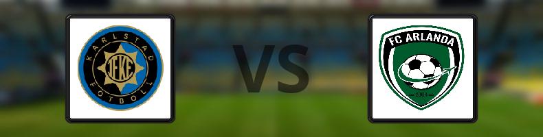 IF Karlstad Fotboll - FC Arlanda odds, speltips, resultat i Division 1