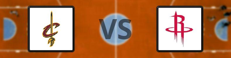 Cleveland Cavaliers - Houston Rockets odds, speltips, resultat i NBA