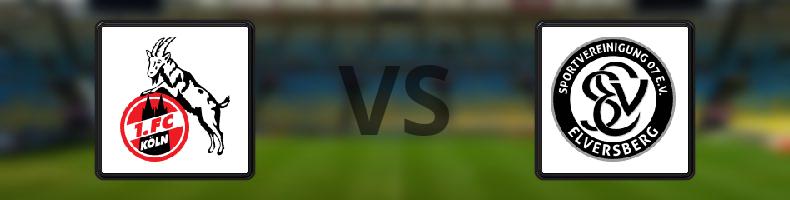 FC Köln - SV Elversberg odds, speltips, resultat i Bundesliga