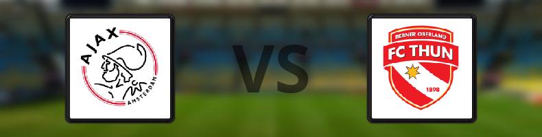 Ajax - Thun odds, speltips, resultat i Conference League