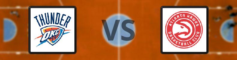 Oklahoma City Thunder - Atlanta Hawks odds, speltips, resultat i NBA