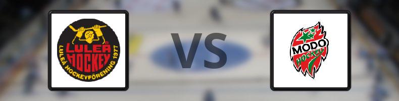 Luleå - MODO odds, speltips, resultat i SHL