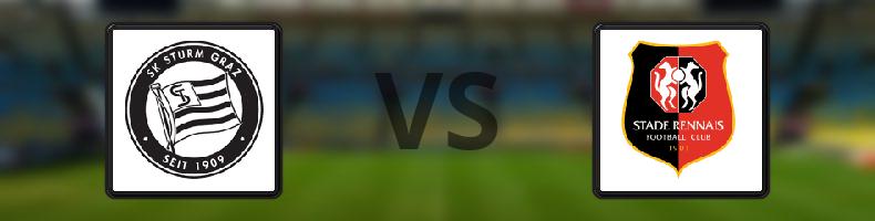 Sturm Graz - Rennes odds, speltips, resultat i Europa League
