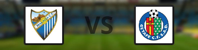 Malaga - Getafe odds, speltips, resultat i La Liga
