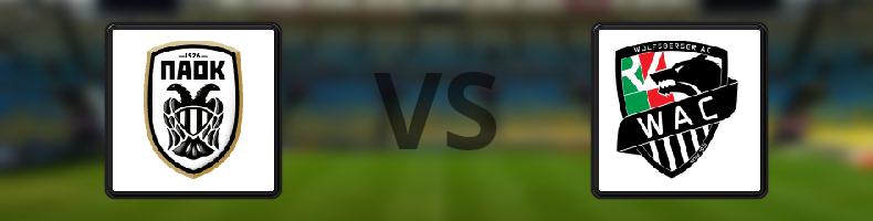 Paok - Wolfsberger odds, speltips, resultat i Europa League