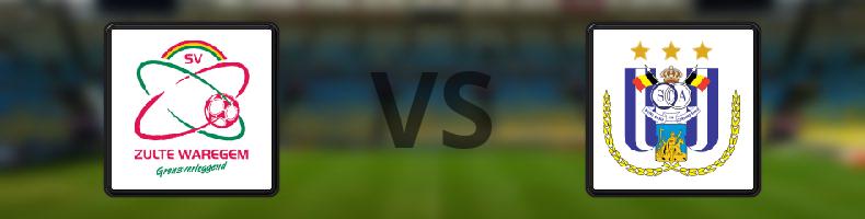 Zulte-Waregem - Anderlecht odds, speltips, resultat i Jupiler League