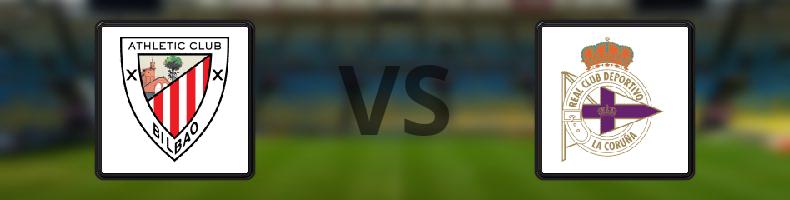 Athletic Bilbao - Deportivo La Coruna odds, speltips, resultat i La Liga
