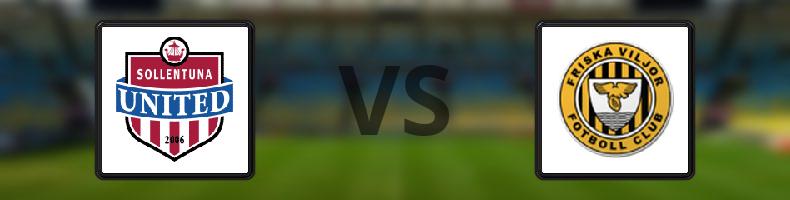 Sollentuna FK - Friska Viljor FC odds, speltips, resultat i Division 1