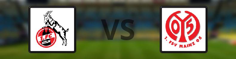FC Köln - FSV Mainz 05 odds, speltips, resultat i Bundesliga