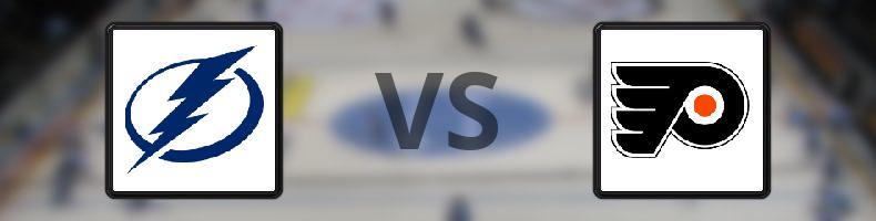 Tampa Bay Lightning - Philadelphia Flyers odds, speltips, resultat i NHL
