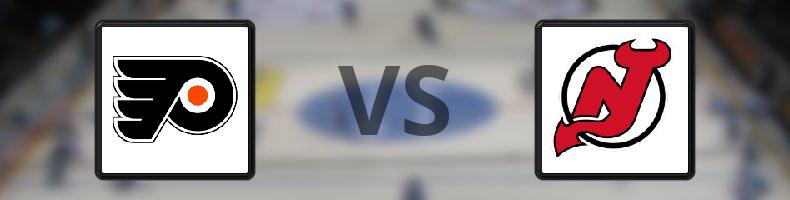 Philadelphia Flyers - New Jersey Devils odds, speltips, resultat i NHL