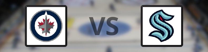 Winnipeg Jets - Seattle Kraken odds, speltips, resultat i NHL
