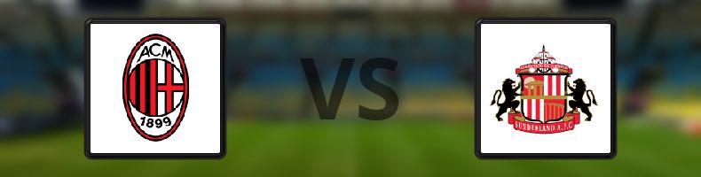 Milan - Sunderland odds, speltips, resultat i Europa League