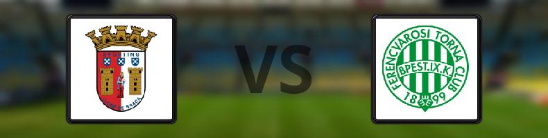 Braga - Ferencváros odds, speltips, resultat i Europa League