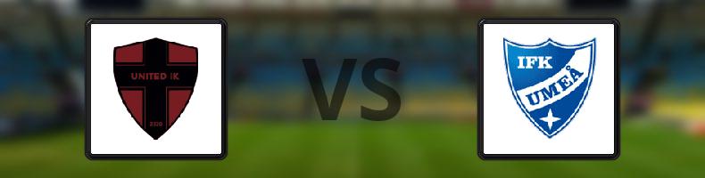 Nordic United - Umeå FC odds, speltips, resultat i Division 1