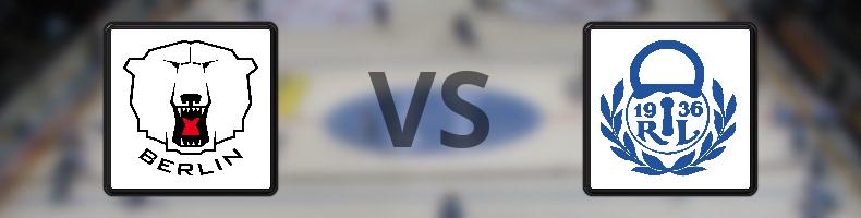 Eisbären Berlin - Lukko odds, speltips, resultat i CHL