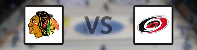 Chicago Blackhawks - Carolina Hurricanes odds, speltips, resultat i NHL