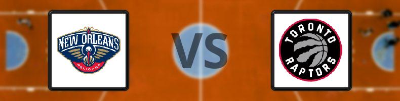New Orleans Pelicans - Toronto Raptors odds, speltips, resultat i NBA