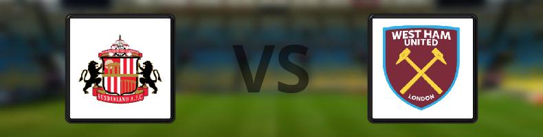 Sunderland - West Ham odds, speltips, resultat i Premier League