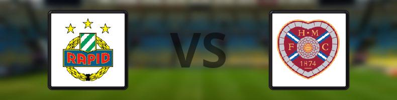 Rapid Wien - Hearts odds, speltips, resultat i Conference League