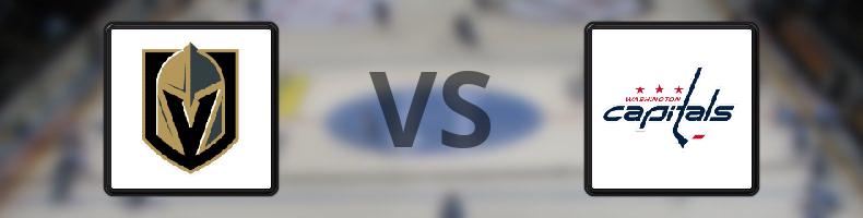 Vegas Golden Knights - Washington Capitals odds, speltips, resultat i NHL