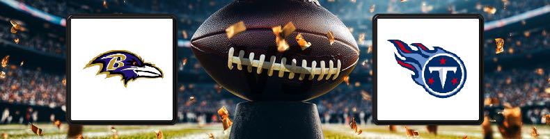 Baltimore Ravens - Tennessee Titans odds, speltips, resultat i NFL