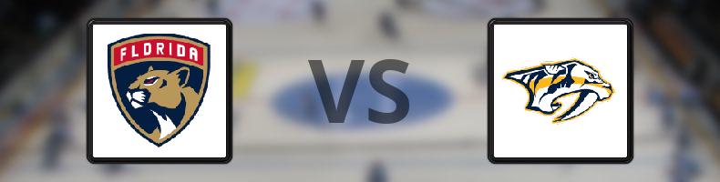 Florida Panthers - Nashville Predators odds, speltips, resultat i NHL