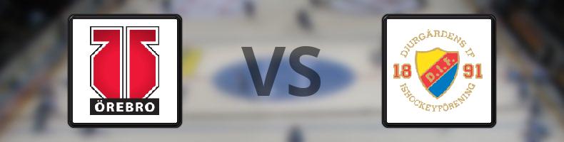 Örebro - Djurgården odds, speltips, resultat i SHL