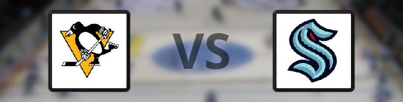 Pittsburgh Penguins - Seattle Kraken odds, speltips, resultat i NHL
