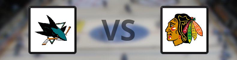 San José Sharks - Chicago Blackhawks odds, speltips, resultat i NHL
