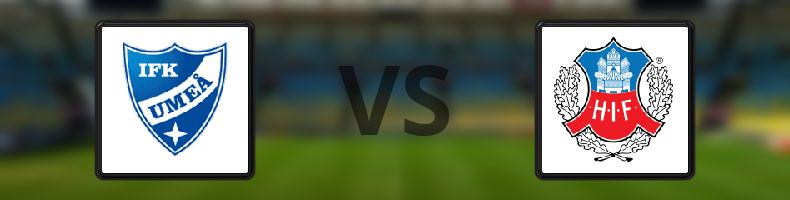 Umeå FC - Helsingborgs IF odds, speltips, resultat i Superettan