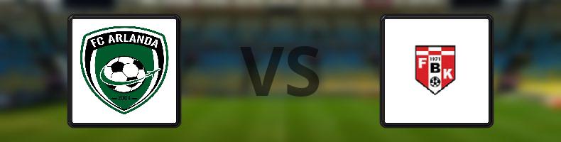 FC Arlanda - FBK Karlstad odds, speltips, resultat i Division 1