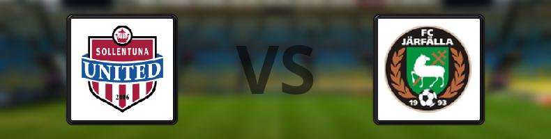 Sollentuna FK - FC Järfälla odds, speltips, resultat i Division 1