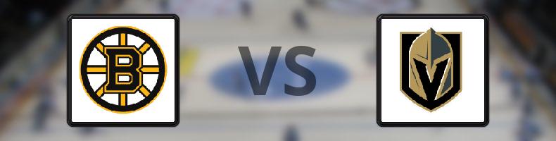 Boston Bruins - Vegas Golden Knights odds, speltips, resultat i NHL