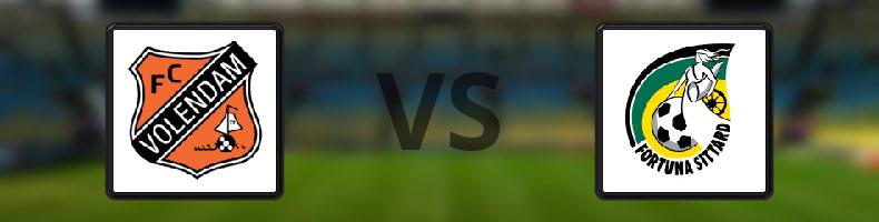 Volendam - Fortuna Sittard odds, speltips, resultat i Eredivisie