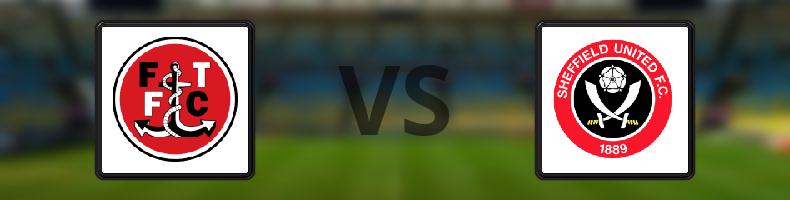 Fleetwood Town - Sheffield United odds, speltips, resultat i Engelska Ligacupen