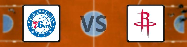 Philadelphia 76ers - Houston Rockets odds, speltips, resultat i NBA