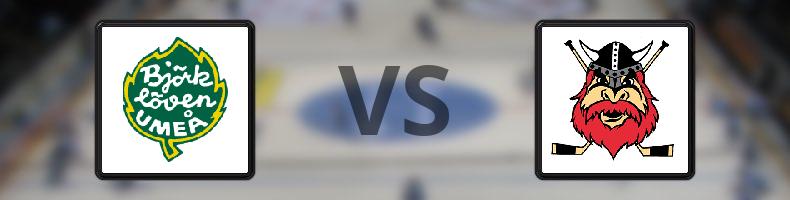 Björklöven - Nybro odds, speltips, resultat i HockeyAllsvenskan