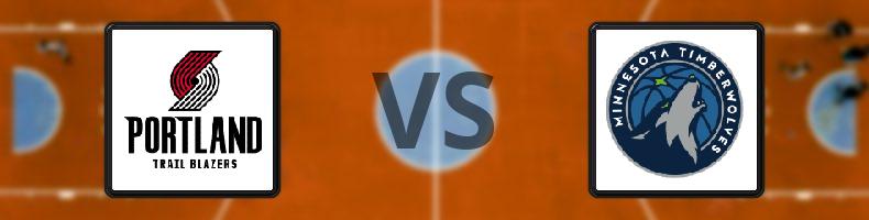 Portland Trail Blazers - Minnesota Timberwolves odds, speltips, resultat i NBA