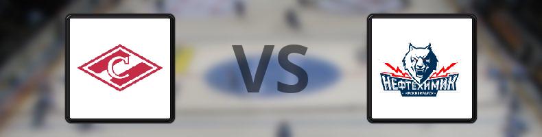 Spartak Moskva - Neftekhimik odds, speltips, resultat i KHL