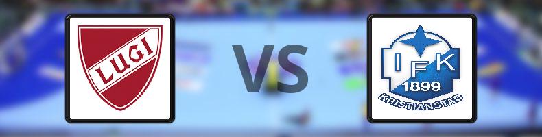Lugi - Kristianstad odds, speltips, resultat i Handbollsligan herrar