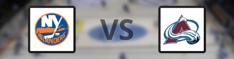 New York Islanders - Colorado Avalanche odds, speltips, resultat i NHL