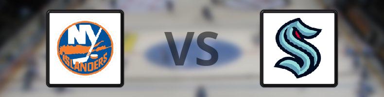 New York Islanders - Seattle Kraken odds, speltips, resultat i NHL